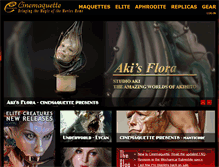 Tablet Screenshot of cinemaquette.com